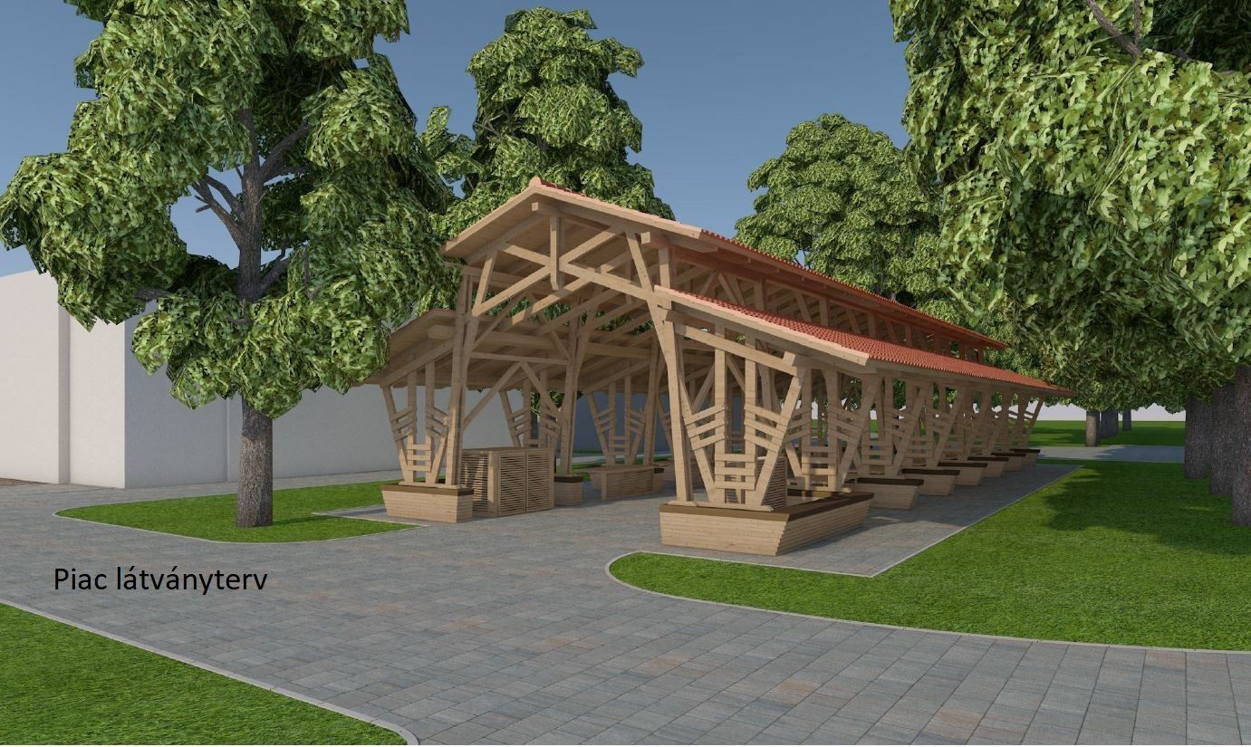 Piac látványterv Piac látványterv